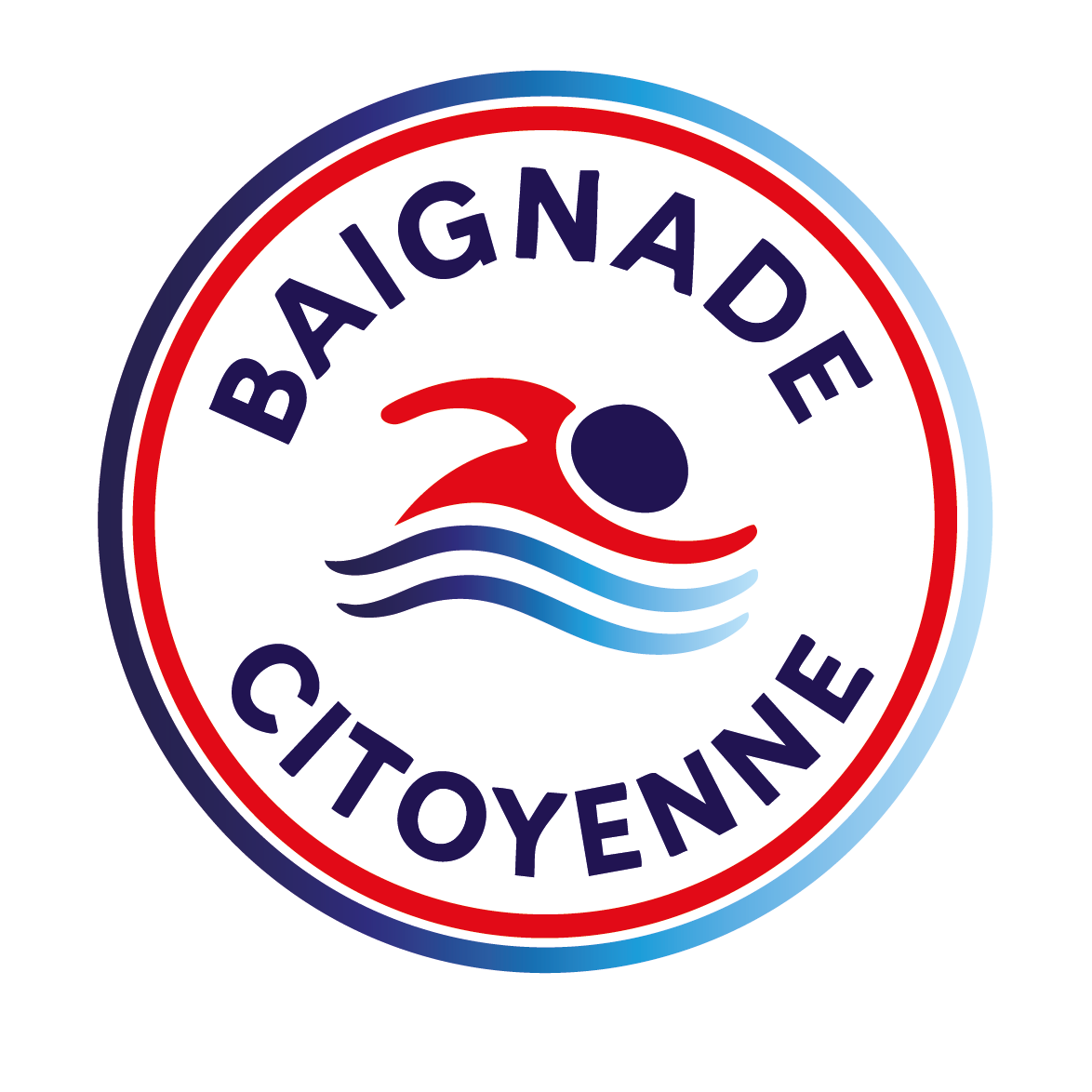 Identité visuelle de la démarche Baignade Citoyenne.