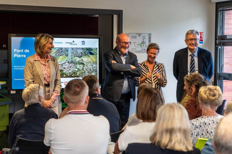 Rencontre autour du projet du Pont de Pierre à Gravelines, publiée par Empreintes Citoyennes.